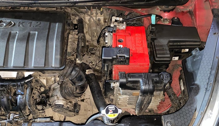 2023 Hyundai GRAND I10 NIOS SPORTZ AMT 1.2 KAPPA VTVT, Petrol, Automatic, 21,903 km, Engine View - Left