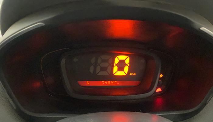 2016 Renault Kwid RXT 1.0 AMT, Petrol, Automatic, 74,586 km, Odometer Image