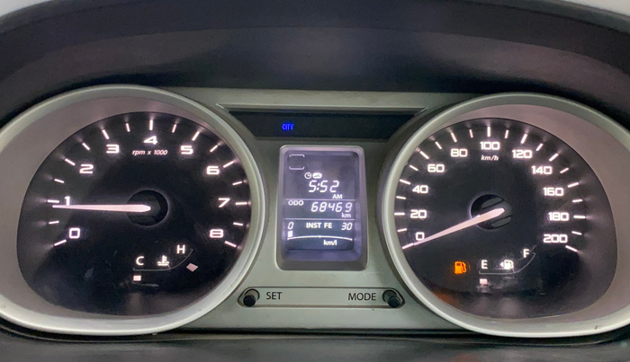 2016 Tata Tiago XZ PETROL, CNG, Manual, 68,463 km, Odometer Image