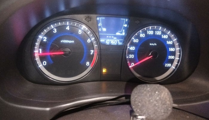 2016 Hyundai Verna 1.4 VTVT, CNG, Manual, 1,07,607 km, Odometer Image