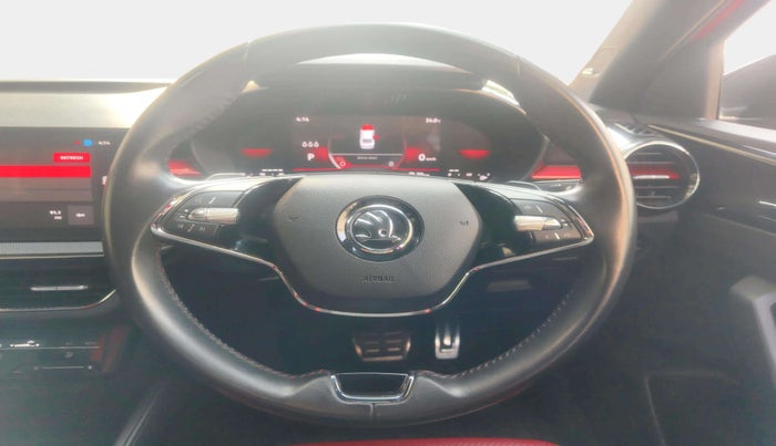 2024 Skoda SLAVIA Monte Carlo 1.5L TSI DSG, Petrol, Automatic, 18,100 km, Steering Wheel Close Up