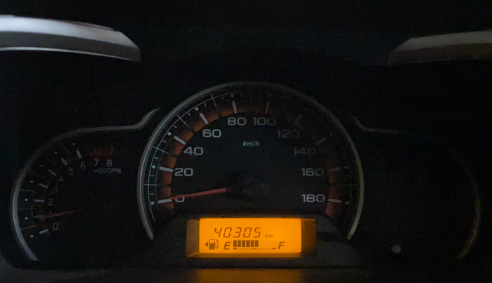 2017 Maruti Alto K10 VXI (O), Petrol, Manual, 40,287 km, Odometer Image