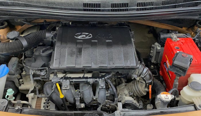 2014 Hyundai Grand i10 ASTA AT 1.2 KAPPA VTVT, Petrol, Automatic, 74,436 km, Engine View