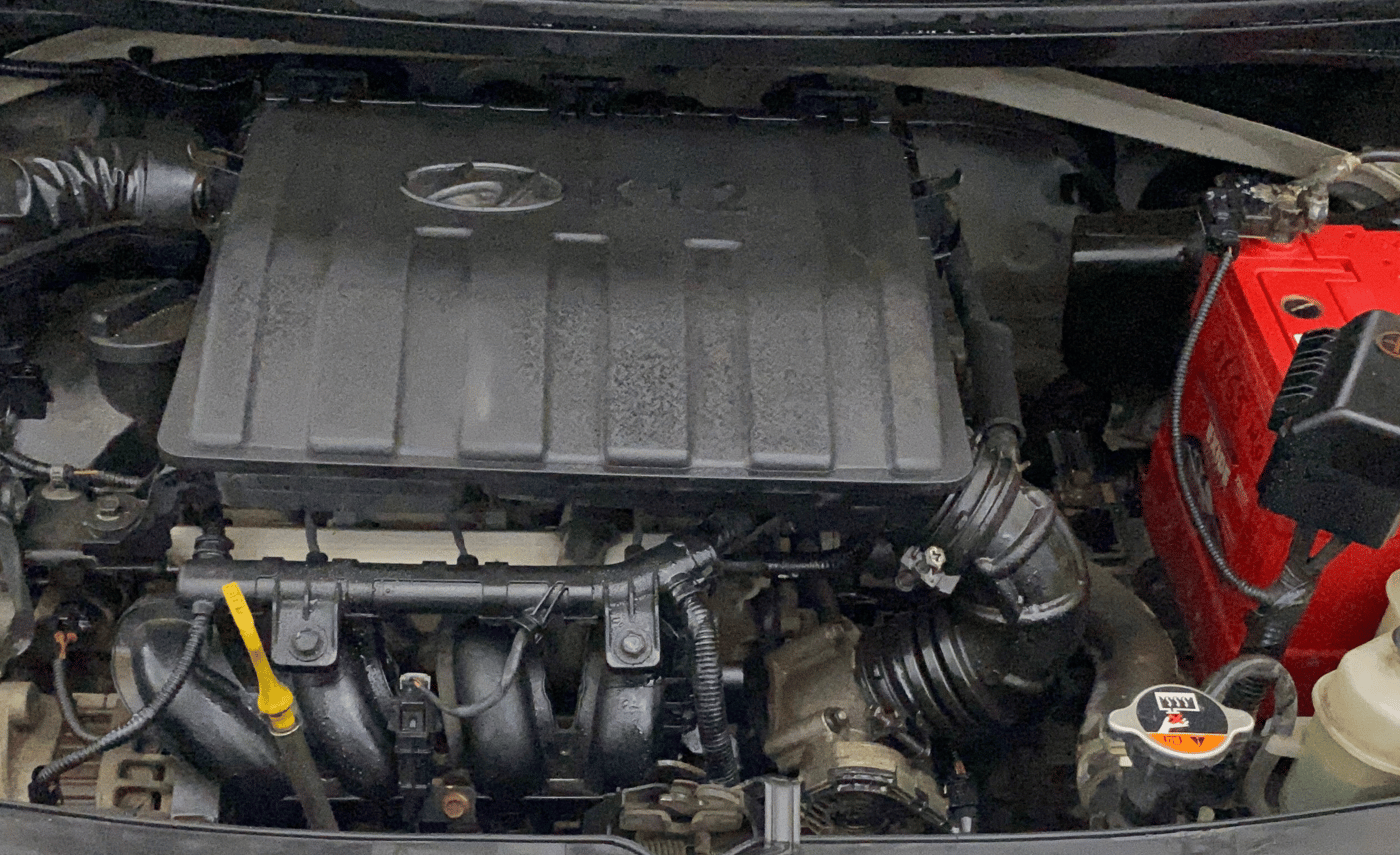 2017 Hyundai Grand i10 SPORTZ (O) 1.2 KAPPA VTVT, Petrol, Manual, 68,234 km, Engine View