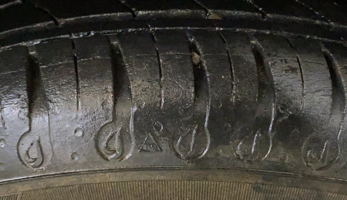 2021 Datsun Go A, Petrol, Manual, 33,043 km, Right Rear Tyre Tread