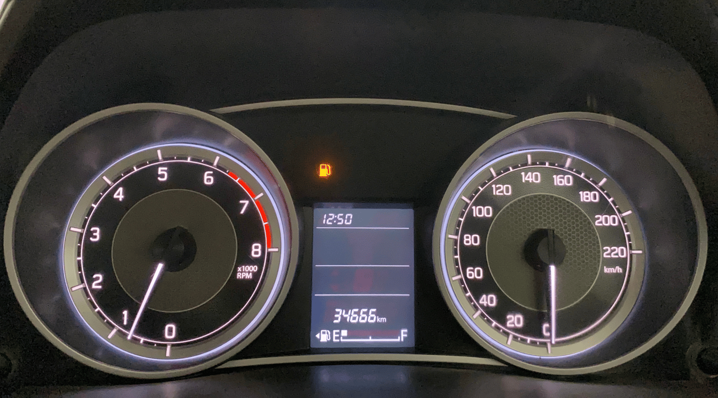 2021 Maruti Dzire VXI, Petrol, Manual, 34,645 km, Odometer Image