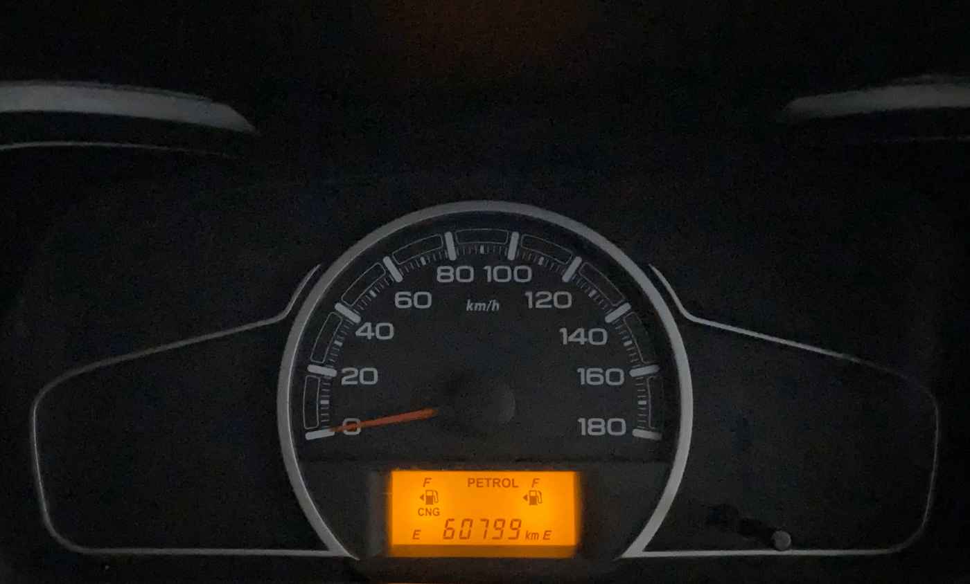 2022 Maruti Alto LXI OPT CNG, CNG, Manual, 61,944 km, Odometer Image