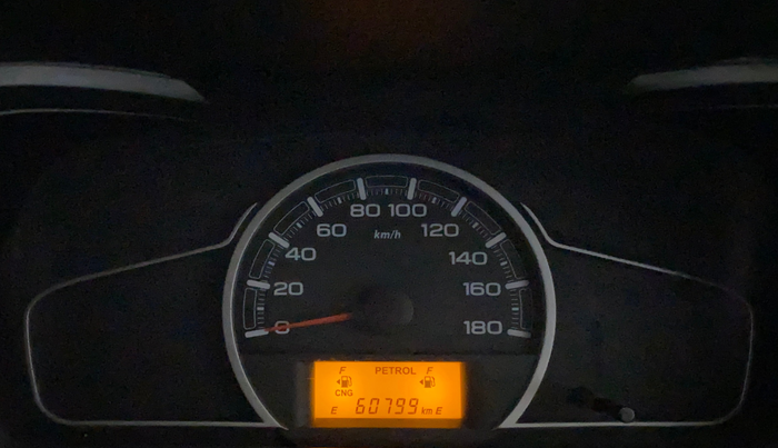 2022 Maruti Alto LXI OPT CNG, CNG, Manual, 60,783 km, Odometer Image