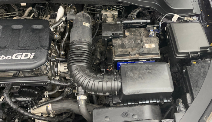 2023 KIA SONET HTX 1.0 DCT, Petrol, Automatic, 49,998 km, Engine View - Left