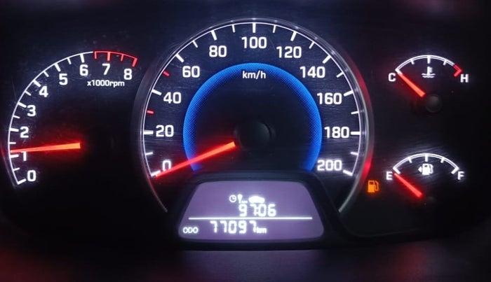 2014 Hyundai Xcent S 1.2, Petrol, Manual, 77,084 km, Odometer Image