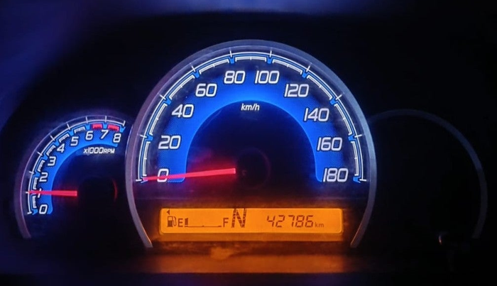 2017 Maruti Wagon R 1.0 VXI AMT, Petrol, Automatic, 42,757 km, Odometer Image