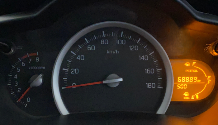 2018 Maruti Celerio VXI CNG, CNG, Manual, 68,858 km, Odometer Image