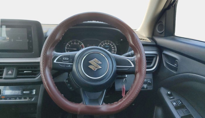 2023 Maruti BREZZA VXI SMART HYBRID, Petrol, Manual, 60,306 km, Steering Wheel Close Up