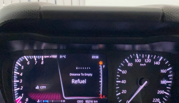 2021 Tata ALTROZ XZ PETROL, Petrol, Manual, 93,195 km, Odometer Image