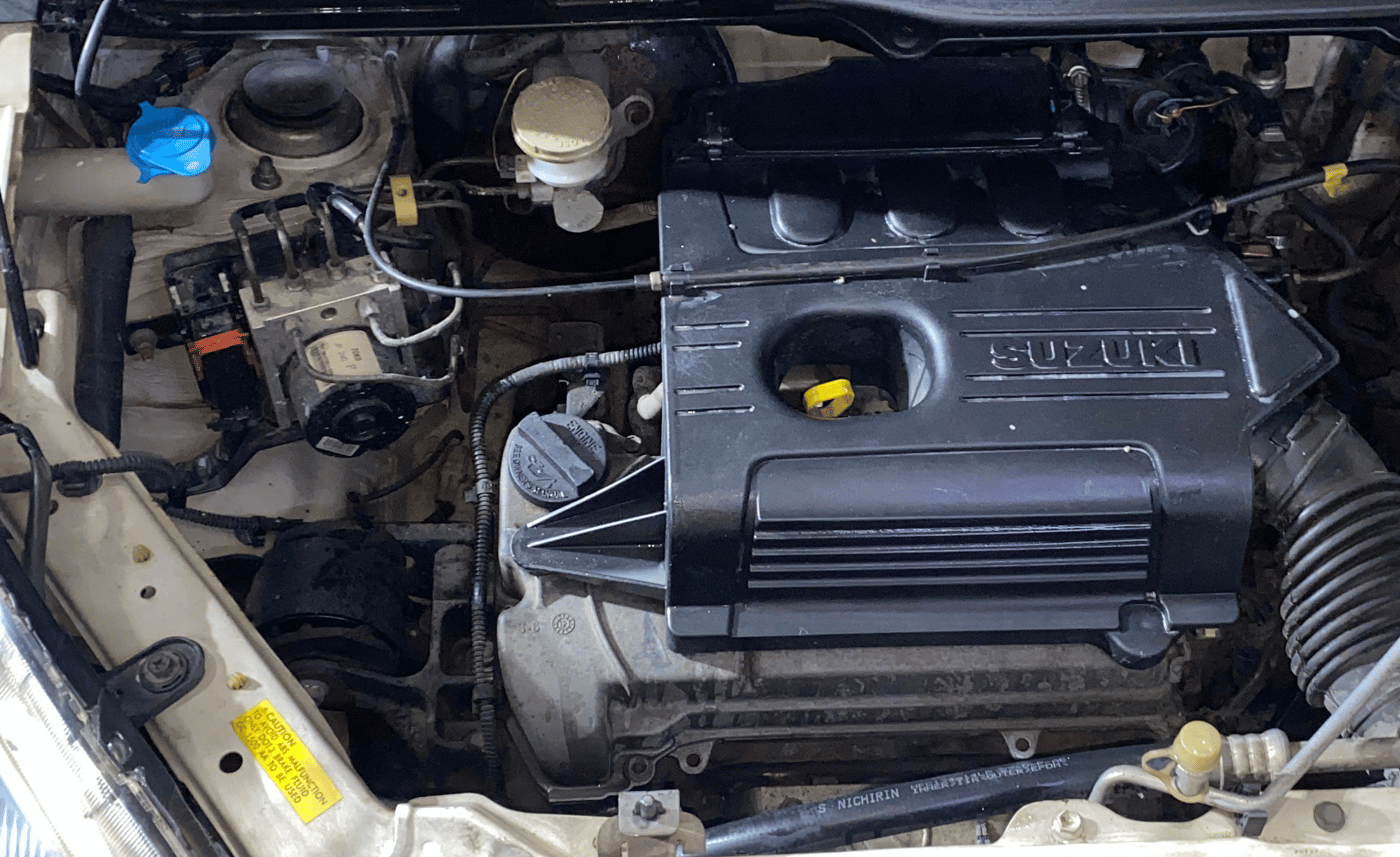 2013 Maruti Wagon R 1.0 VXI  ABS-AIRBAG, Petrol, Manual, 87,357 km, Engine View - Right