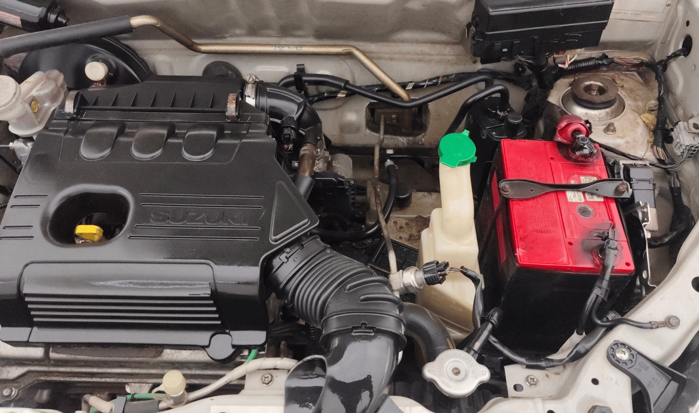 2018 Maruti Alto K10 VXI AMT, Petrol, Automatic, 52,556 km, Engine View - Left