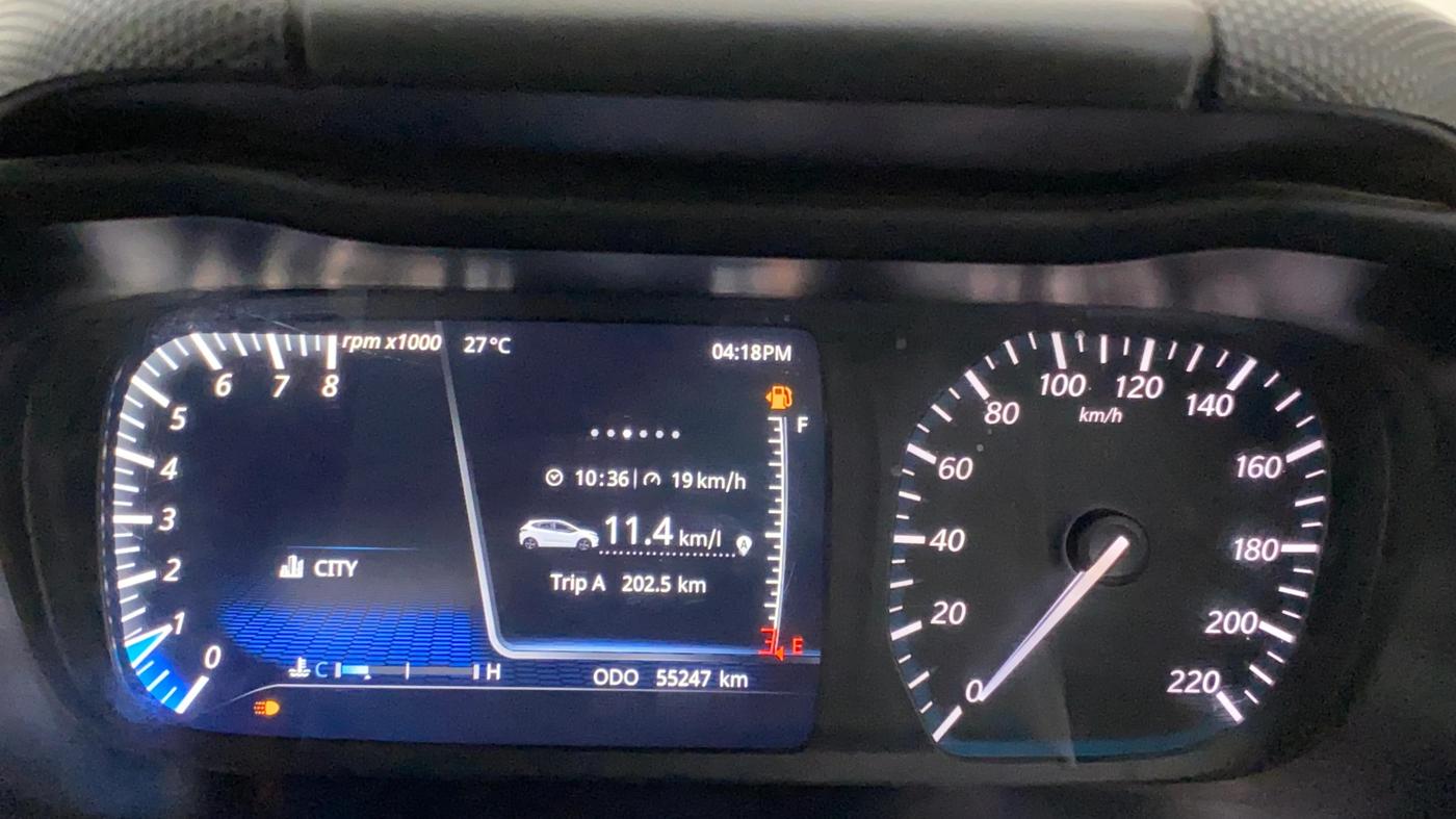 2021 Tata ALTROZ XZ PETROL, Petrol, Manual, 55,206 km, Odometer Image