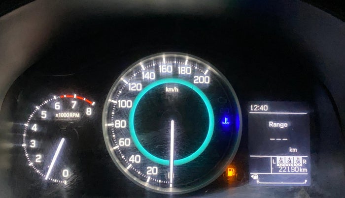 2025 Maruti IGNIS ZETA 1.2, Petrol, Manual, 22,184 km, Odometer Image