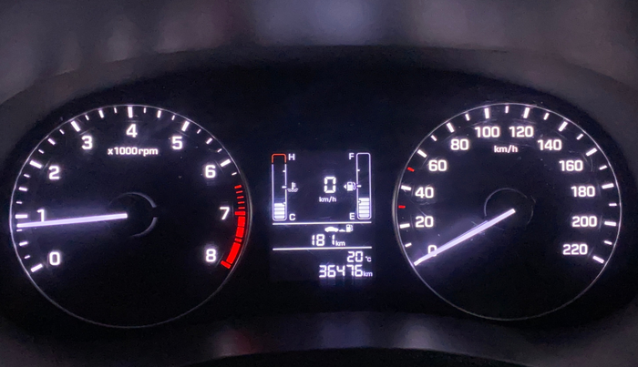 2019 Hyundai Creta EX 1.6 PETROL, Petrol, Manual, 36,467 km, Odometer Image