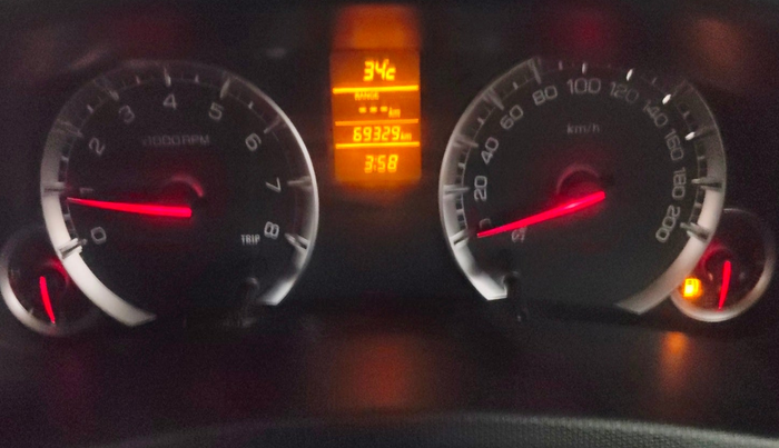 2014 Maruti Swift Dzire ZXI, Petrol, Manual, 69,292 km, Odometer Image