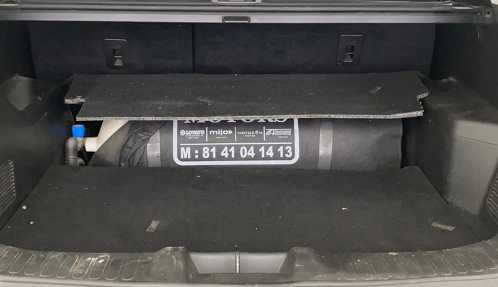 2019 MG HECTOR SHARP 1.5 DCT PETROL, CNG, Automatic, 89,491 km, Boot Inside