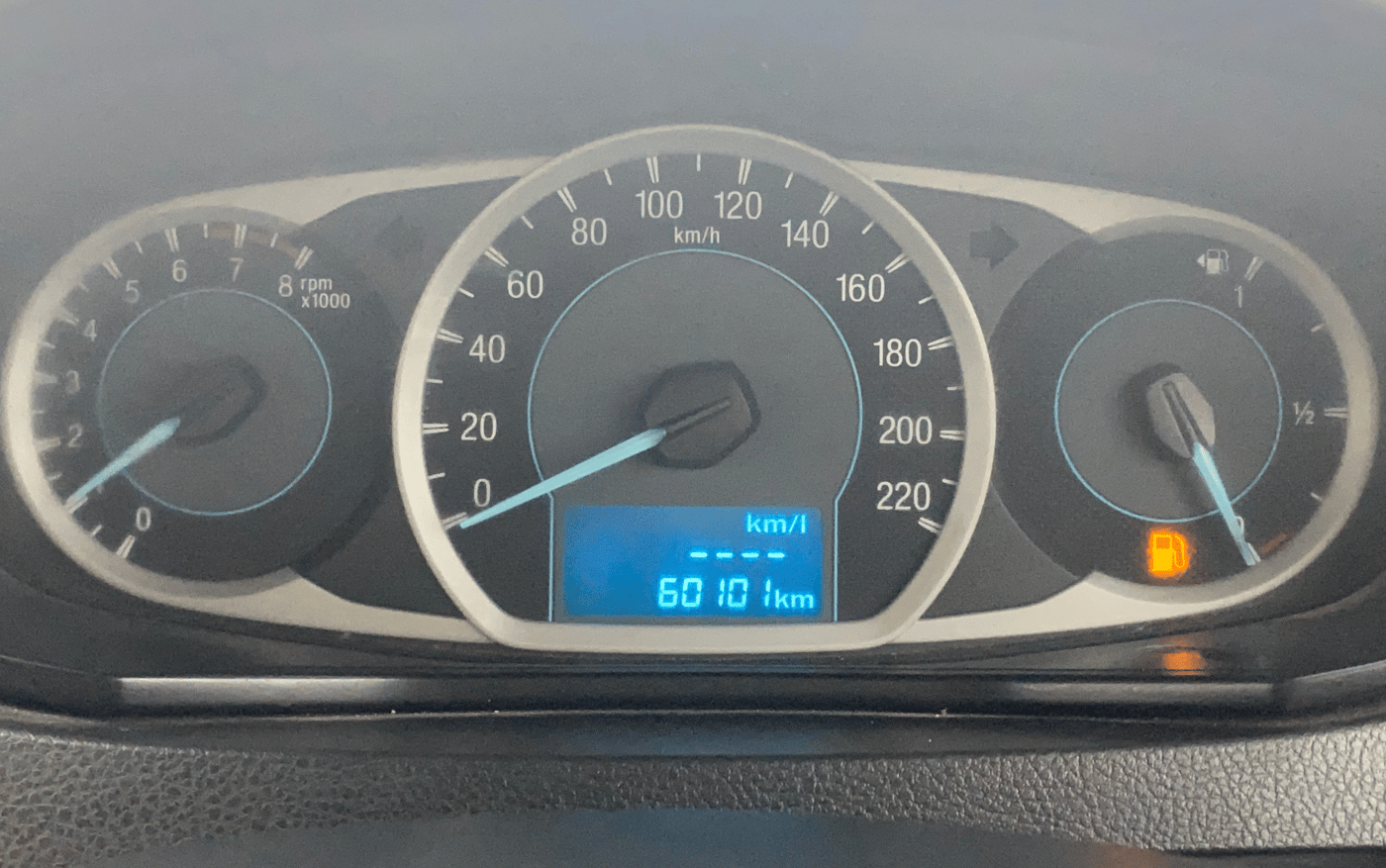 2017 Ford Figo Aspire TITANIUM 1.2 PETROL, CNG, Manual, 59,181 km, Odometer Image