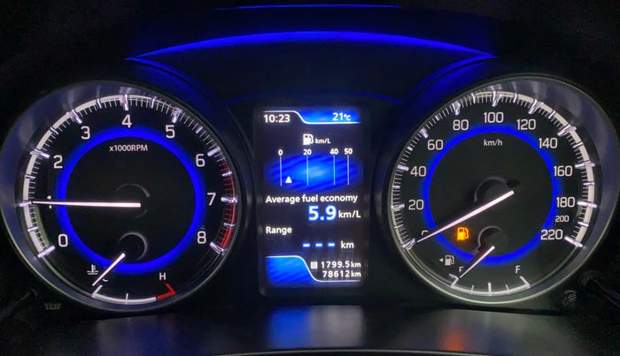 2017 Maruti Baleno ALPHA PETROL 1.2, Petrol, Manual, 78,601 km, Odometer Image