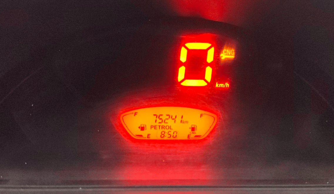 2021 Maruti S PRESSO VXI (O) CNG, CNG, Manual, 75,322 km, Odometer Image