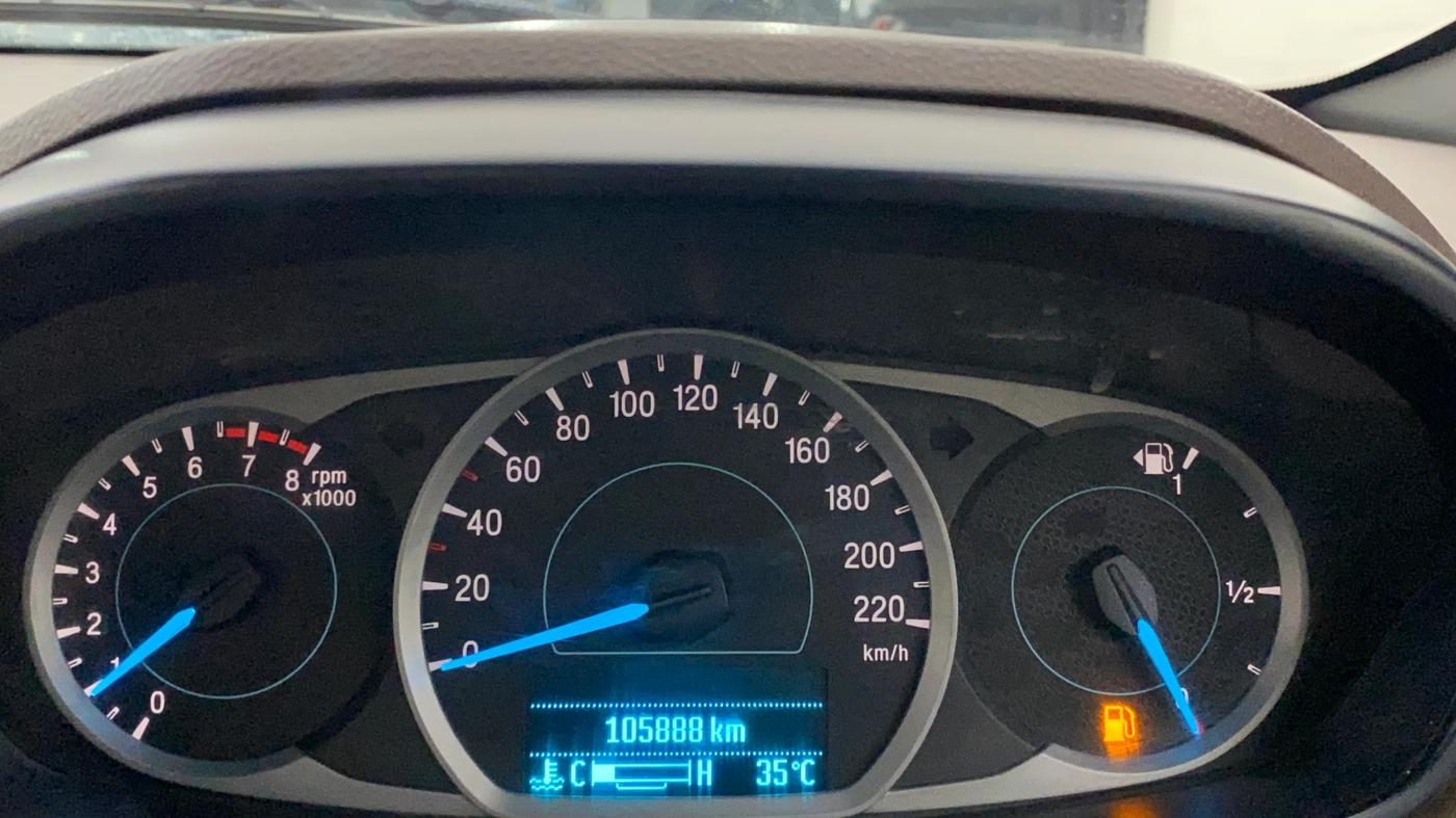2019 Ford FREESTYLE TITANIUM 1.2 PETROL, Petrol, Manual, 1,05,881 km, Odometer Image
