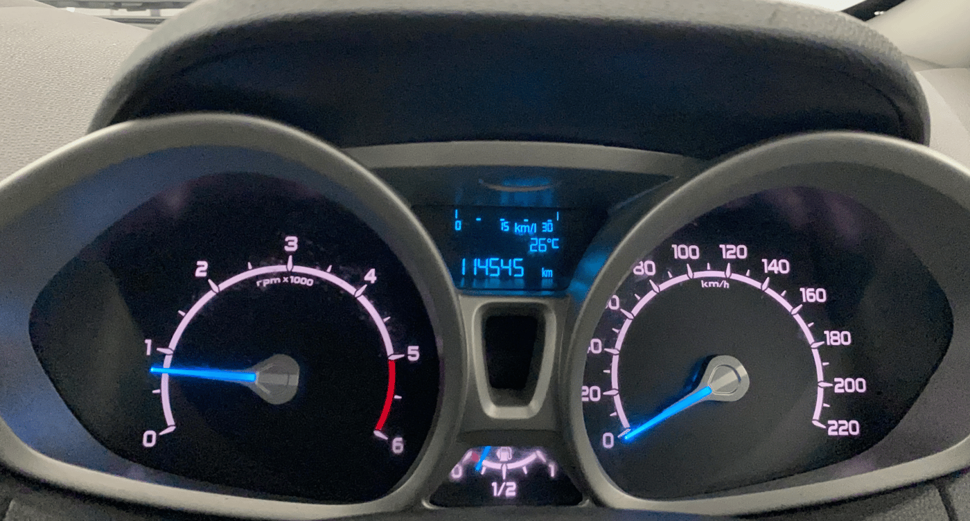 2016 Ford Ecosport TITANIUM 1.5L DIESEL, Diesel, Manual, 1,14,374 km, Odometer Image