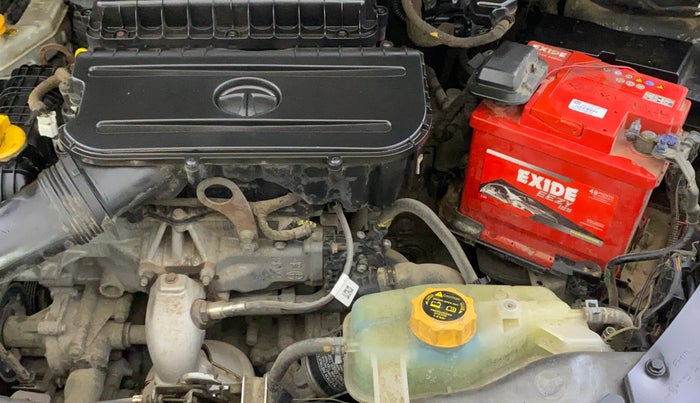 2021 Tata TIGOR XMA PETROL, Petrol, Automatic, 73,764 km, Engine View - Left