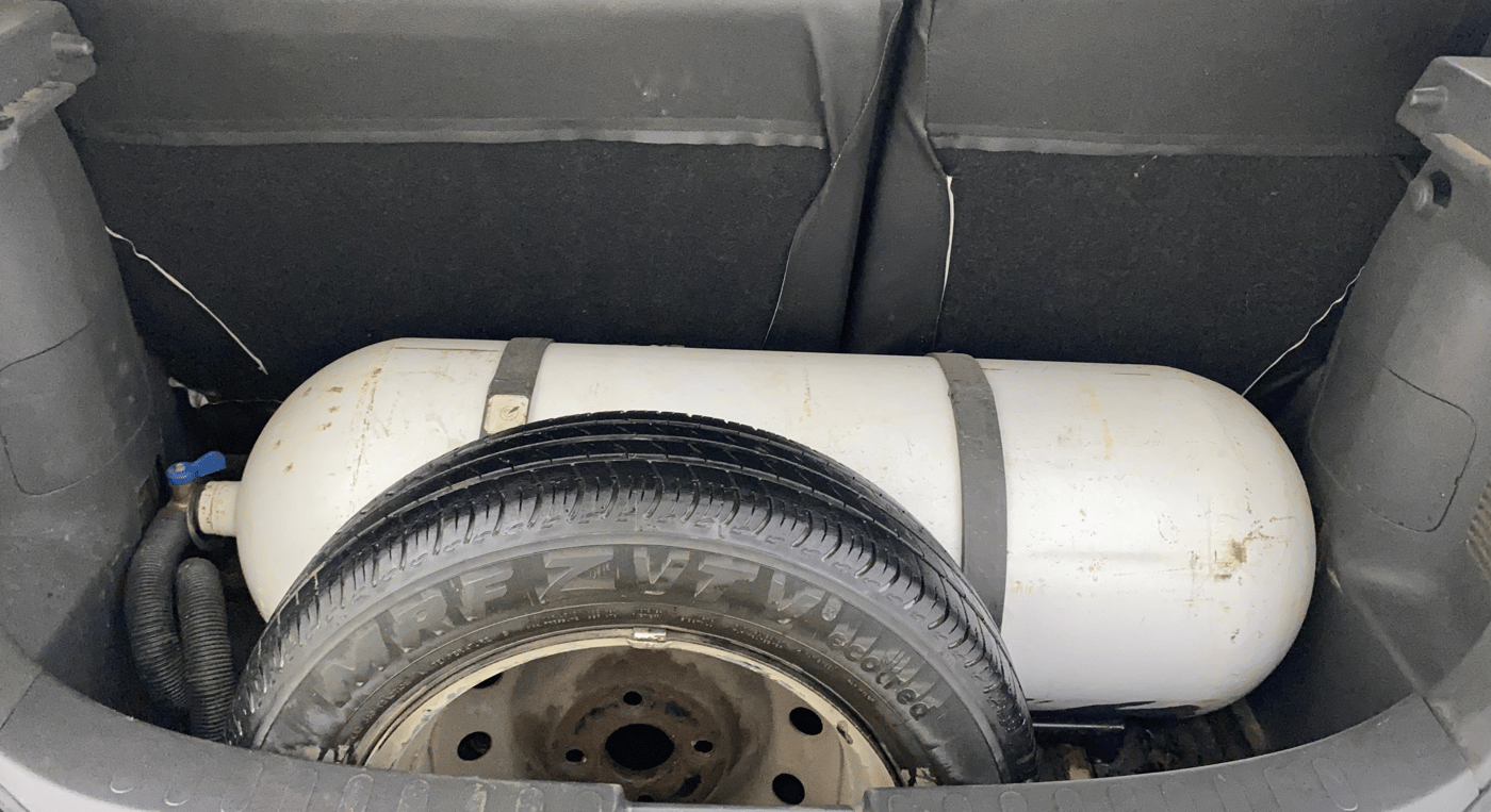 2015 Maruti Ritz VXI, CNG, Manual, 61,844 km, Boot Inside