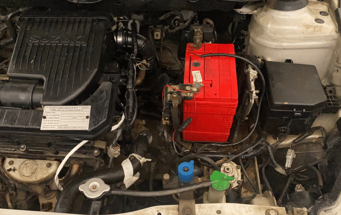 2018 Maruti Ciaz DELTA 1.4 MT PETROL, CNG, Manual, 72,427 km, Engine View - Left