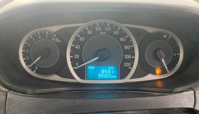 2015 Ford Figo Aspire TREND 1.2 PETROL, Petrol, Manual, 99,364 km, Odometer Image