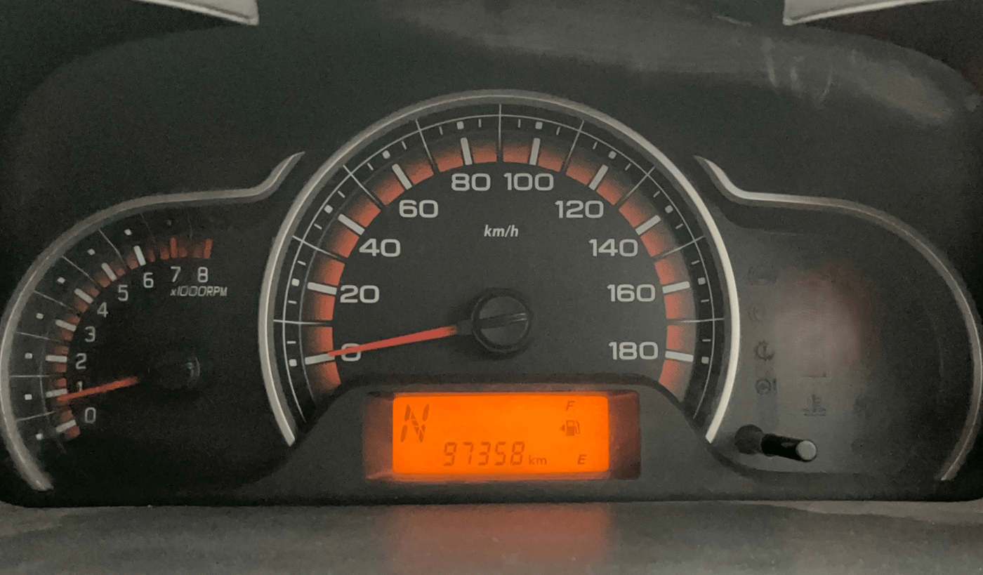 2015 Maruti Alto K10 VXI AMT, Petrol, Automatic, 97,358 km, Odometer Image