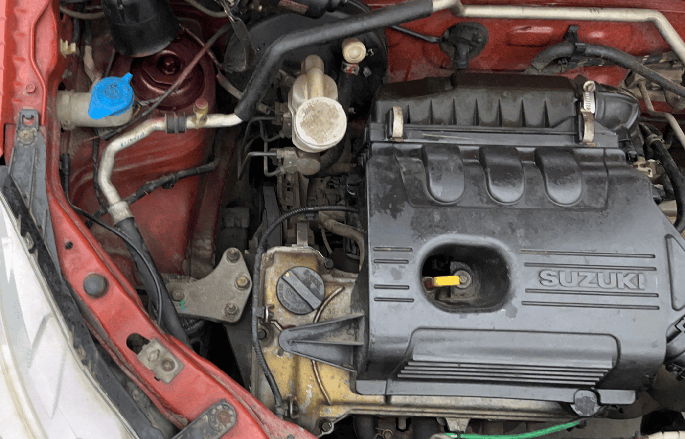2015 Maruti Alto K10 VXI AMT, Petrol, Automatic, 97,358 km, Engine View - Right