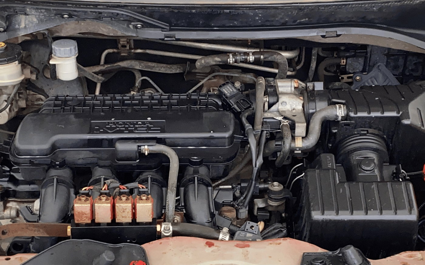 2013 Honda Brio S MT, CNG, Manual, 98,861 km, Engine View