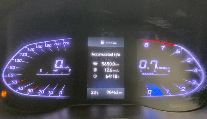 2022 Hyundai Verna SX 1.5 VTVT, Petrol, Manual, 98,461 km, Odometer Image