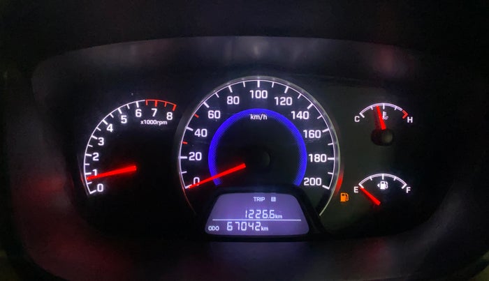 2015 Hyundai Grand i10 MAGNA 1.2 KAPPA VTVT, CNG, Manual, 67,025 km, Odometer Image