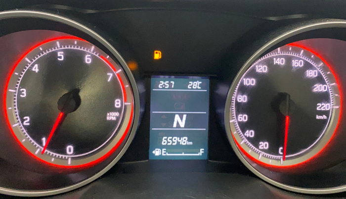 2019 Maruti Swift ZXI AMT, Petrol, Automatic, 65,929 km, Odometer Image