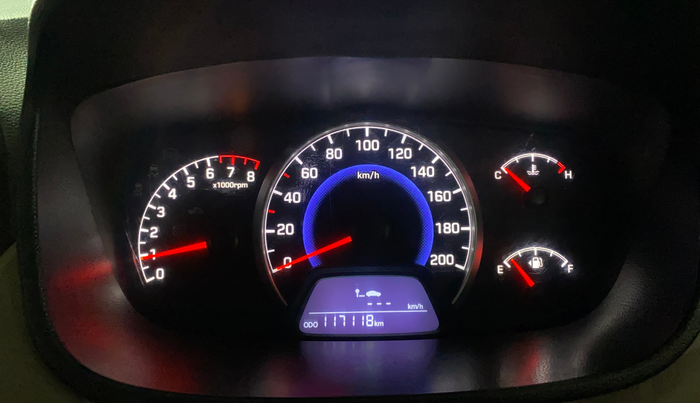 2017 Hyundai Grand i10 SPORTZ 1.2 KAPPA VTVT, CNG, Manual, 1,17,109 km, Odometer Image