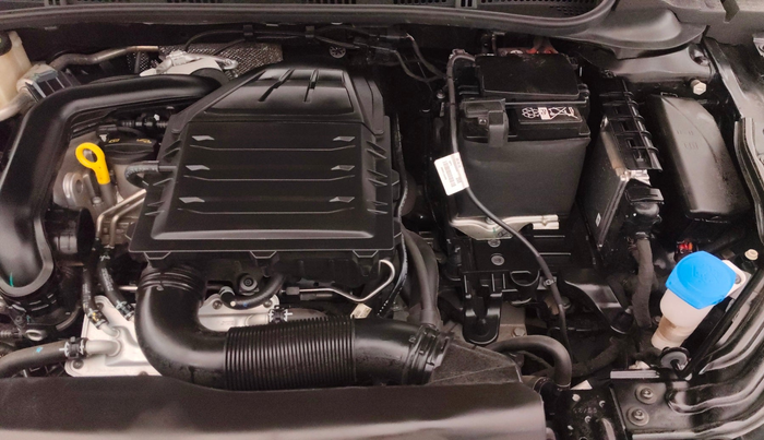 2025 Skoda SLAVIA Sportline 1.0L TSI AT, Petrol, Automatic, 2,384 km, Engine View - Left