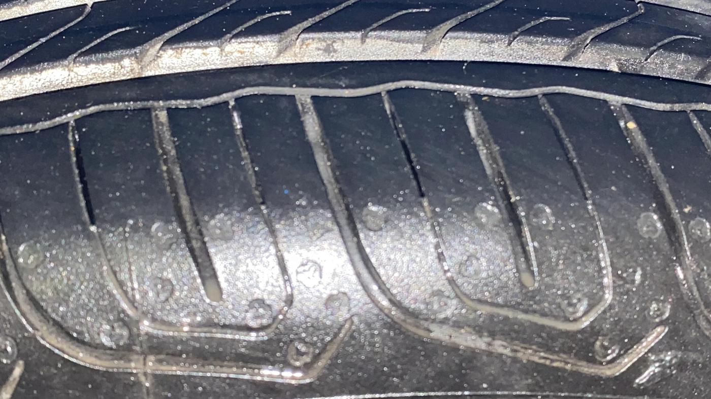 2024 Tata Tiago XTA PETROL, Petrol, Automatic, 10,806 km, Left Front Tyre Tread