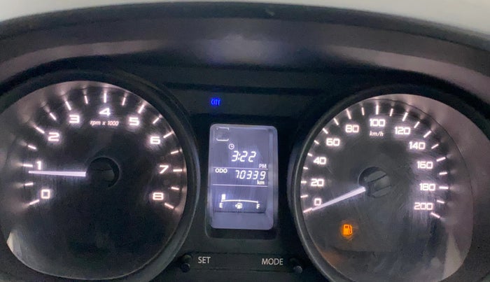 2016 Tata Tiago XT PETROL, Petrol, Manual, 70,339 km, Odometer Image