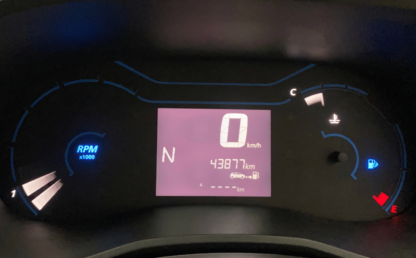 2021 Renault Kwid RXT 1.0 AMT (O), Petrol, Automatic, 43,961 km, Odometer Image