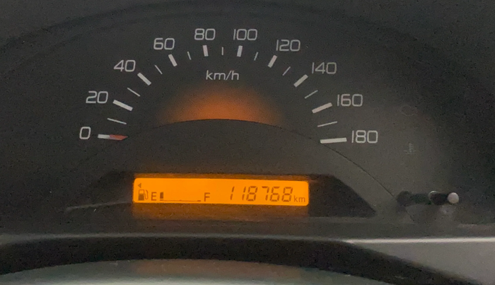 2012 Maruti Wagon R 1.0 LXI, Petrol, Manual, 1,18,766 km, Odometer Image