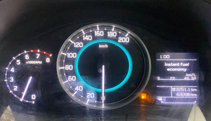 2017 Maruti IGNIS ZETA 1.2, Petrol, Manual, 63,385 km, Odometer Image