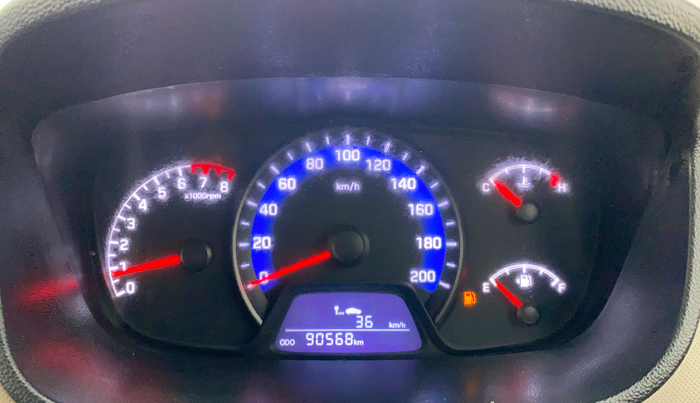 2019 Hyundai Xcent S 1.2, CNG, Manual, 90,638 km, Odometer Image