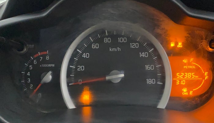 2014 Maruti Celerio VXI CNG, CNG, Manual, 52,353 km, Odometer Image