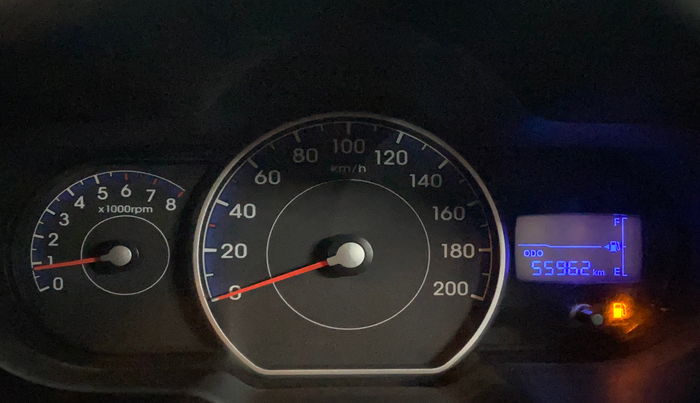 2014 Hyundai i10 SPORTZ 1.1, Petrol, Manual, 55,951 km, Odometer Image